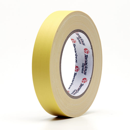 Tenacious K160 - Matte Cloth Tape - Yellow - 24mm x 25m