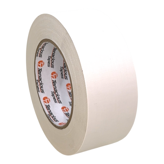 Tenacious K160 - Matte Cloth Tape - White - 48mm x 25m