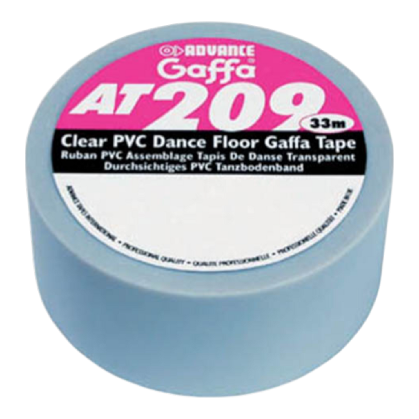 Tenacious RAT209 Dance Floor Tape - Clear / Translucent - 50mm x 33m